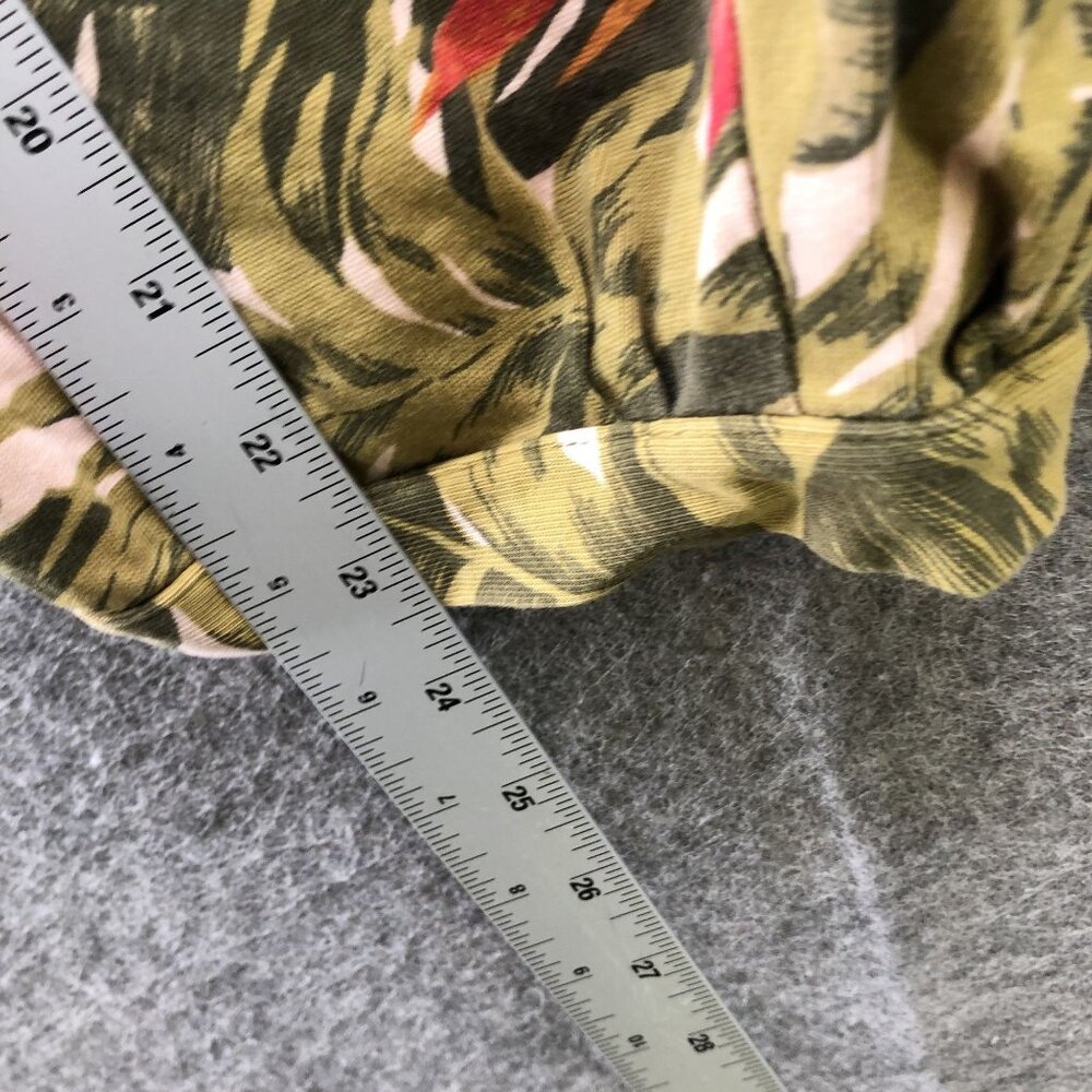 VTG Liz Claiborne‎ Hawaiian Pants Womens M High Waisted Pleated Crop Wide Leg - Picture 9 of 10